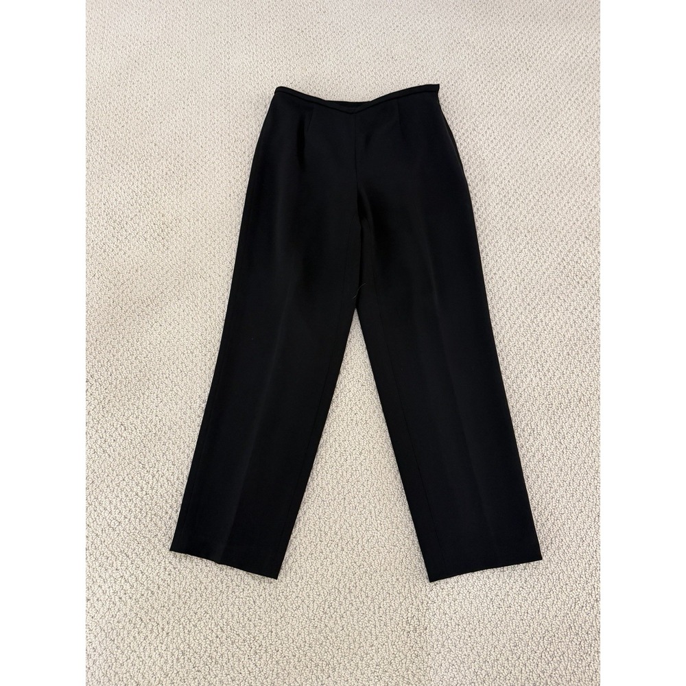 dana buchman women black dress pants size 6